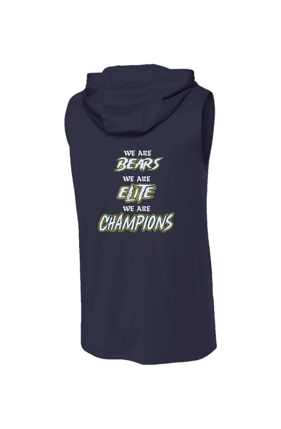 Adult Sport-Tek Sleeveless Hoodie w/ Back Print